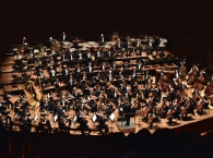 Orchestra on stage